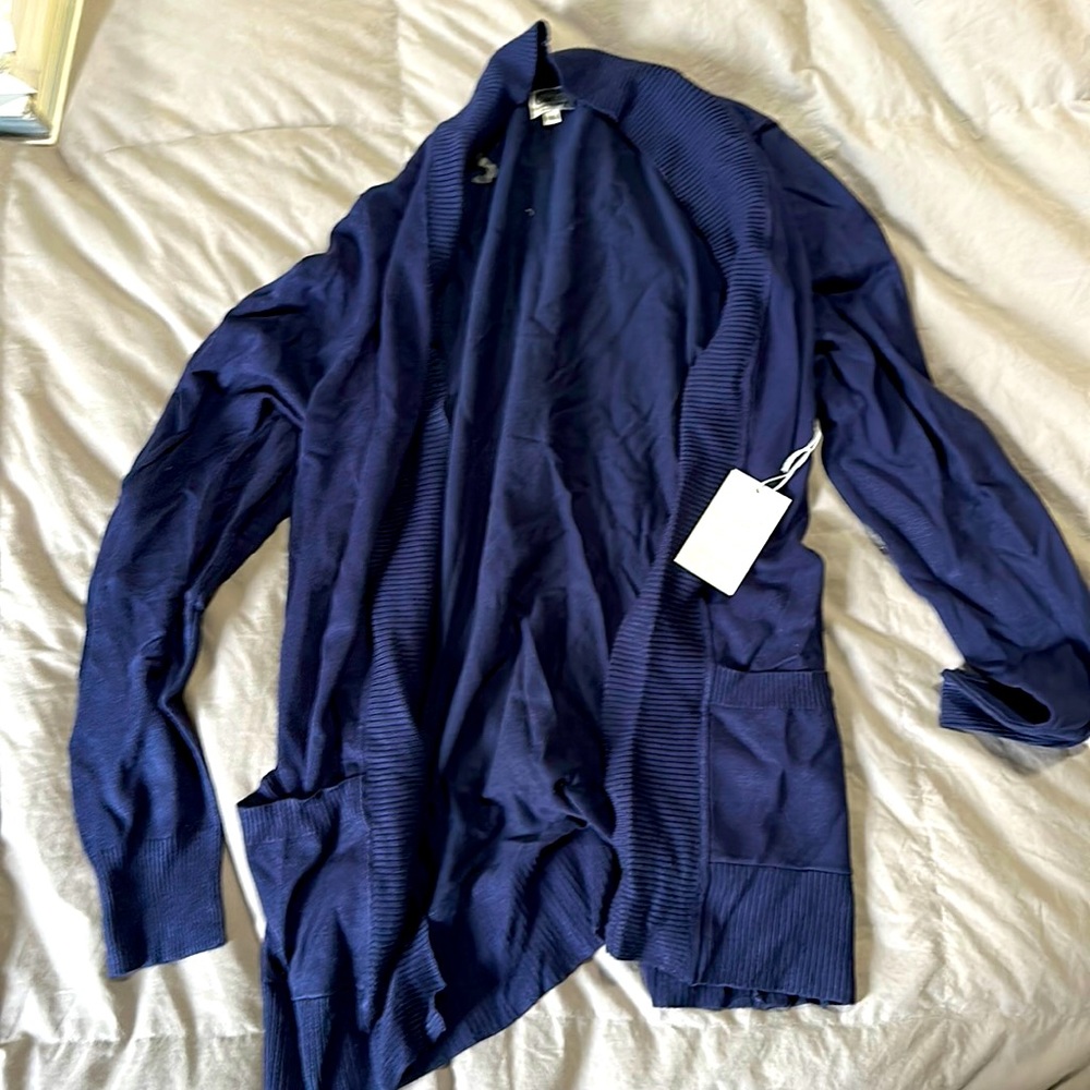 New Cielo XL navy blue cardigan